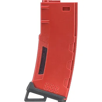 Lancer Tactical Polymerový zásobník Speed M4 na 130 ran, tlačný - červený