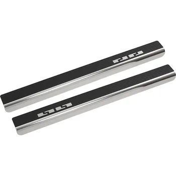 Tuning Prahové lišty Ford Transit/Tourneo Custom II 2023-2025 • nerez s karbonem • Alu-Frost