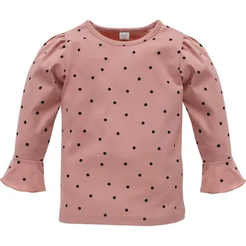 PINOKIO TUNIKA PINOKIO, S PUNTÍKY DARK PINK, TRES BIEN Velikost: 86