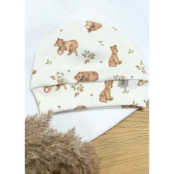 Kojenecká čepice Čepička pro miminko - medvídci