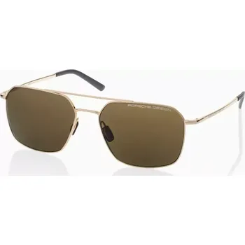 Sluneční brýle PORSCHE DESIGN Sunglasses P´8970 sluneční brýle zlaté s hnědými skly (Jedinečné pánské sluneční brýle od Porsche Design s robustním rámem z nerezové oceli.)