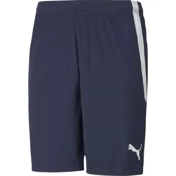Pánské kraťasy Pánské fotbalové šortky Puma teamLIGA tmavě modré