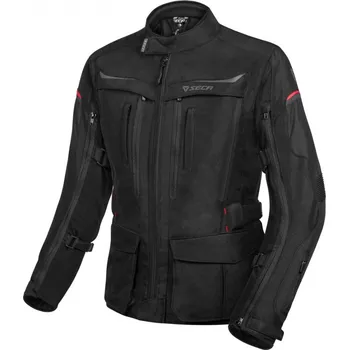 Moto bunda Dámská moto bunda SECA Discovery Lady černá 4XL