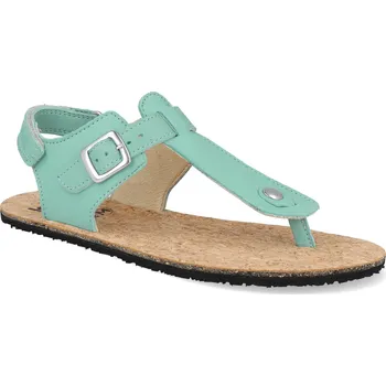 Dívčí sandály Barefoot sandály Koel - Abriana Napa Aqua mintové Velikost: 35
