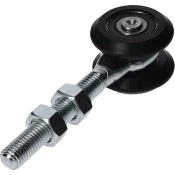 Pohon brány Jednoduchá závěsná kladka pro dráhu 42x54mm - nylonová