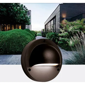 Venkovní osvětlení Garden Lights Deimos černý, zahradní nástěnné LED svítidlo, 1W 12V, teplá bílá - studená bílá, Garden Lights