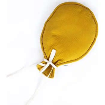 Dekorace do dětského pokoje Tulimese Dekorační nástěnný balónek hořčicový VÝBĚR VARIANTY: BALÓNEK BEZ VÝŠIVKY