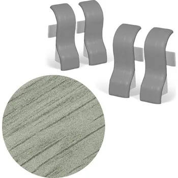 soklová lišta NOVÁK Spojka k soklové liště MDF 40x20 dub Achensee, 4ks M08-AMSP019