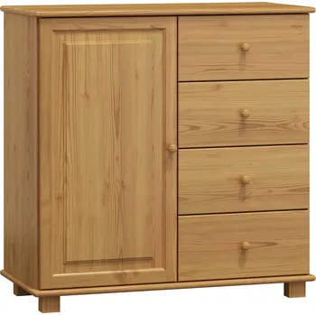 Komoda Max-i Komoda ze dřeva NIELSEN NORE Zvolte barvu:: moření olše, Hloubka: 42 cm, Šířka: 80 cm