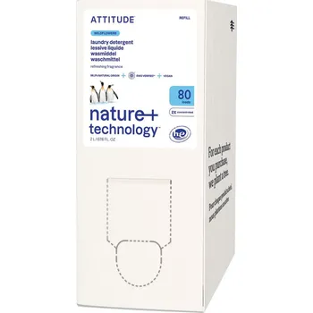 Přípravek na praní Prací gel ATTITUDE s vůní lučních květin - náhradní kanystr 2 l