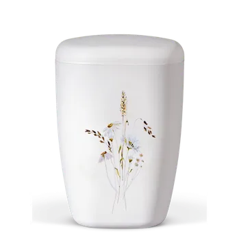 Smuteční dekorace Ekologická urna Aquarell - Sedmikrásky