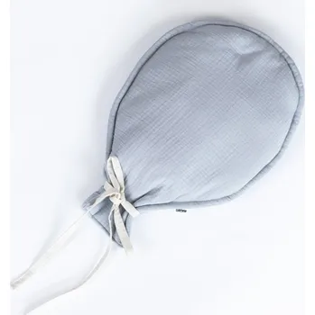 Dekorace do dětského pokoje Tulimese Dekorační nástěnný balónek šedý VÝBĚR VARIANTY: BALÓNEK BEZ VÝŠIVKY