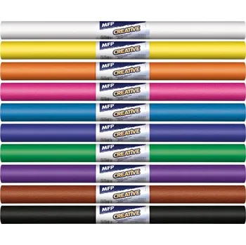 Krepový papír MFP 5811340 krepový papír role 50 x 200 cm mix základních barev 10 ks
