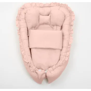 Hnízdečko pro miminko Hnízdečko s peřinkou pro miminko New Baby Dominika růžová