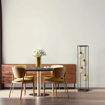 Stojací lampa Fischer & Honsel Caydo 40418 interiérová stojací lampa 4x E27, Fischer & Honsel