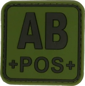 Nášivka 3D čtvercová nášivka AB POS - zelená, Jackets to go