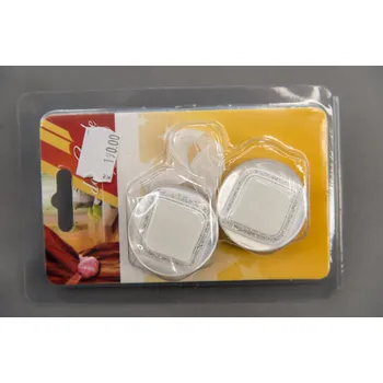 Dekorativní magnet Magnet na závěsy (2xkusy) - kulatý smetanový