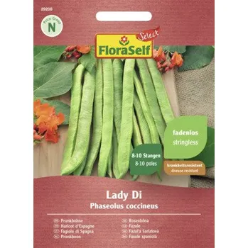 Semeno Fazole šarlatová Lady Di FloraSelf Select