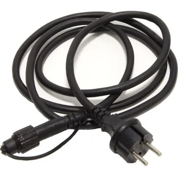 Star Trading Napájecí kabel 1,8 m s vidlicí 230V, černý