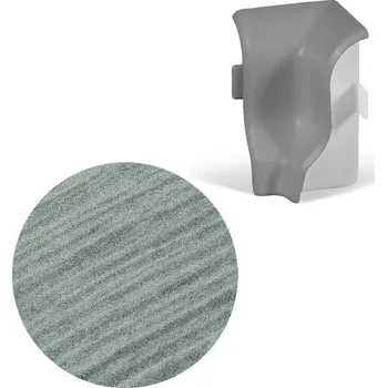 NOVÁK Vnitřní roh k soklové liště MDF 40x20 dub zimní světlý, 1 ks M08-AMVR016