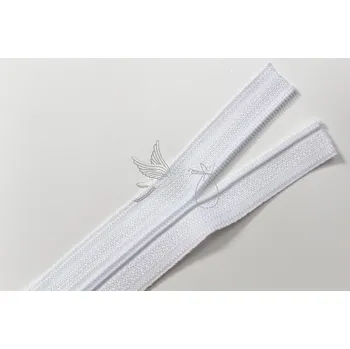 Zip Nekonečný zip - bílý - Oeko-tex - class I