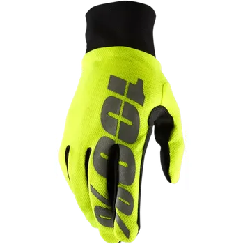 Moto oblečení Motokrosové rukavice 100% BRISKER HYDROMATIC FLUO ŽLUTÁ (Rukavice pro BMX, MX, MTB)