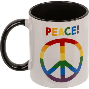 Karnevalový doplněk Out of The bluePeace -keramický hrnek 325ml