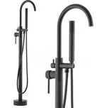 Erga Monte, volně stojící vanová baterie h-1130, černá matná, ERG-YKA-BP.MONTE-BLK