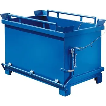 Venkovní odpadkový koš HTI Kontejner s výklopným dnem 600 l. MC-6501