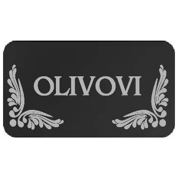 Samolepící etiketa JWD Štítek na dveře, štítek na schránku. Elox.8x5, vzor 1 Barva: Červená