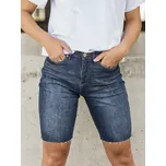 BudesIN Tmavě modré džínové kraťasy Siska z bavlny Velikost: M