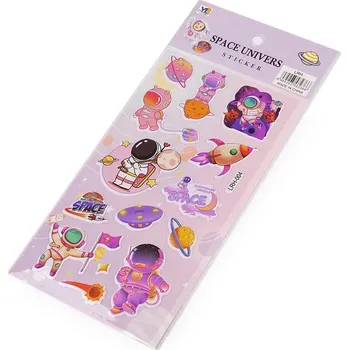 samolepka Samolepky plastické - zvířátka, kočky, kosmonauti, dinosauři - 11 viz foto kosmonaut