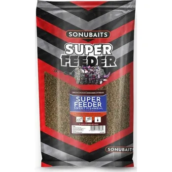 Návnadová surovina SONUBAITS - Krmítková směs Super feeder 2kg - Sweet fishmeal