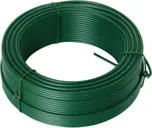 Napínací drát 2.6mmx52M zelený PVC