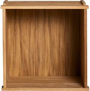 police Dřevěná knihovna/police Muubs BLOCKS 45x45cm přírodní dub