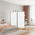 Paraván vidaXL 350258 paraván 175 x 180 cm bílý