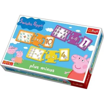Desková hra Trefl Hra 00622 - Plus mínus - Peppa Pig