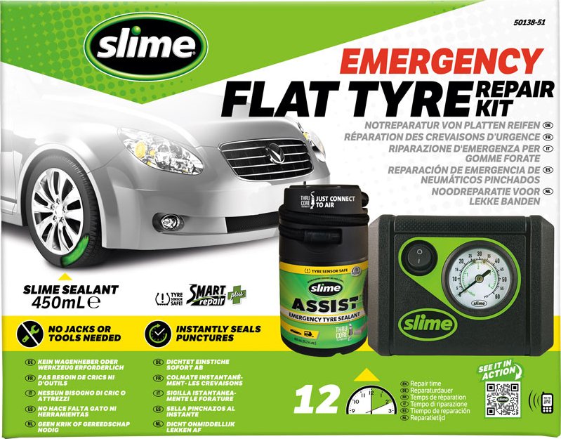 Opravná sada Slime Smart Repair Plus – pro defekty osobních vozů