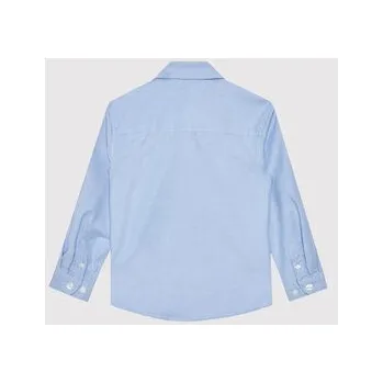 Pánské oblečení Tommy Hilfiger Košile Oxford KB0KB06964 D Světle modrá Regular Fit 8Y