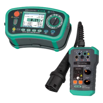 Revizní přístroj Kyoritsu KEW 6516 + KEW 8602 - Multifunkční revizní přístroj pro testování nabíjecích stanic + DOPRAVA ZDARMA