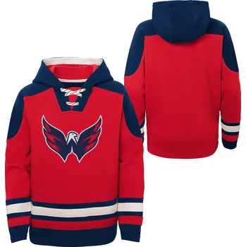 Chlapecká mikina Outerstuff Dětská mikina Washington Capitals NHL Ageless Must-Have Home Velikost: Dětské L (13 - 14 let)