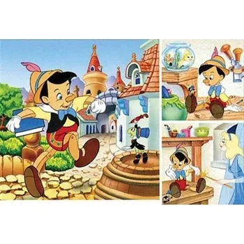Puzzle Ravensburger Puzzle 092413 - Pinokio 3x49