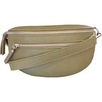 Ledvinka Vera Pelle kožená ledvinka velká olivová 1562- d74