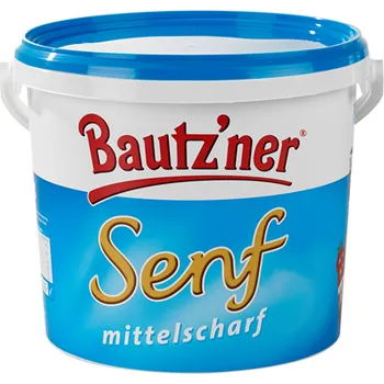 Hořčice Bautz'ner Bautzner středně pálivá hořčice 10kg