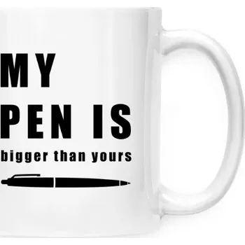 Hrnek malý bílý s potiskem PEN IS