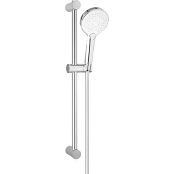 Sprchový set Sada sprchová tyč Oltens Alling 37300100, sprchová hlavice Oltens Driva EasyClick 37101110, 37201100
