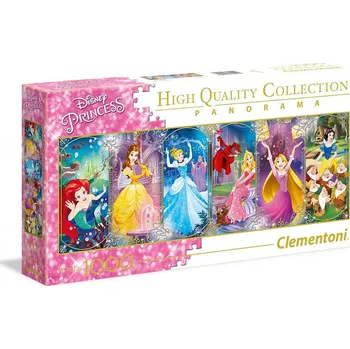 Puzzle Clementoni Puzzle 39444 Disney princezny, panorama 1000 dílků
