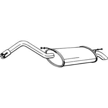 Tlumič výfuku Zadní tlumič výfuku BOSAL 154-065