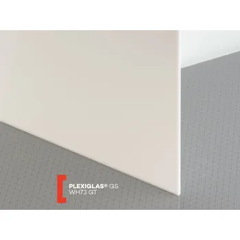 Plexisklo Röhm Opálové plexisklo Plexiglas GS 5mm WH73 (prop. 23%) 1010 x 2030 mm