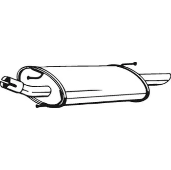 Tlumič výfuku Zadní tlumič výfuku BOSAL 154-269